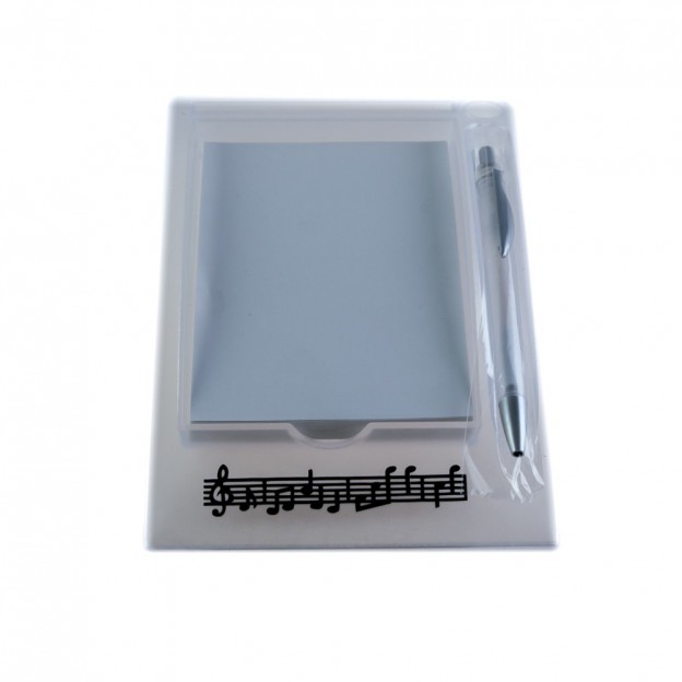 Support pour bloc-notes avec stylo