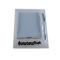 Support pour bloc-notes avec stylo