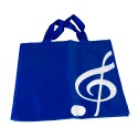 Treble clef blue Tote Bag
