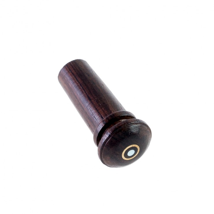 Viola rosewood endbutton, Parisian eye