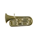 Broche tuba dorado