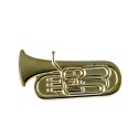 Gold tuba brooch