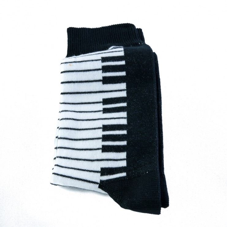 Black keyboard socks