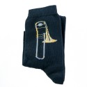 Black trombone socks