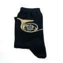 Black french horn socks