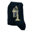 Black trumpet socks