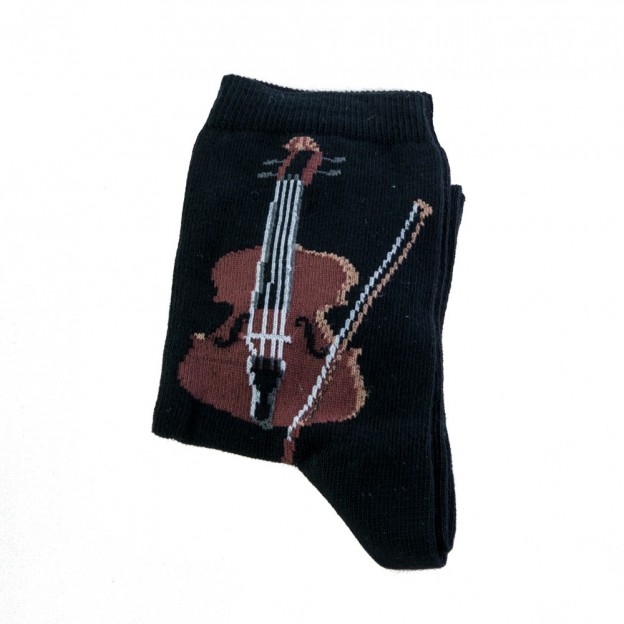 Black violin socks violin