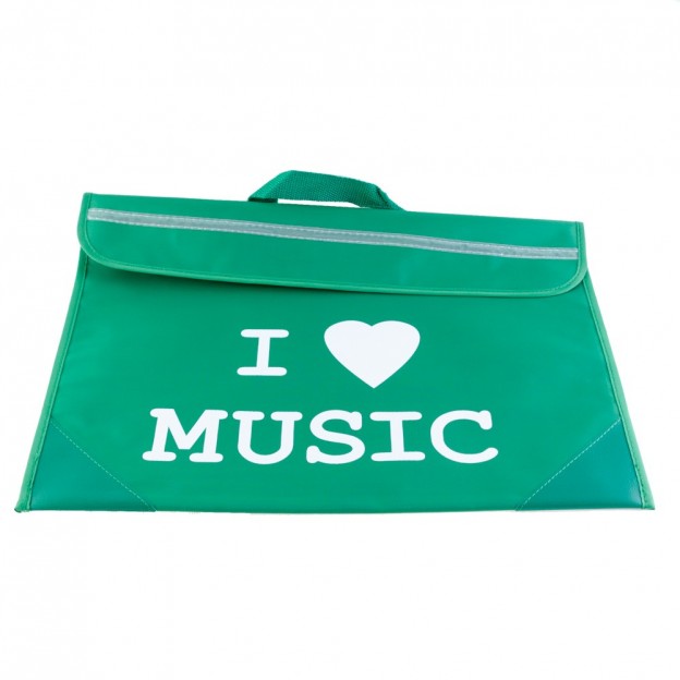 Green wallet "I love music"