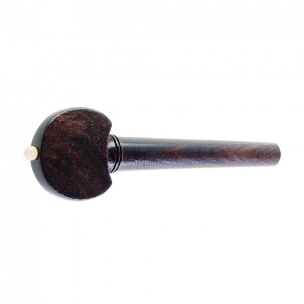 Rosewood cello peg,  Hill model black pin