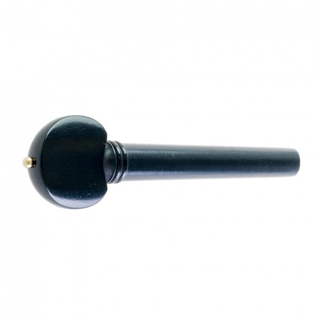 Clavija de viola &eacute;bano modelo Hill pin dorado