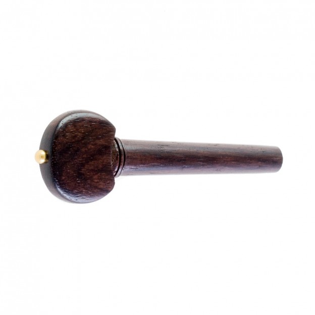 Rosewood viola peg, Hill model gold pin