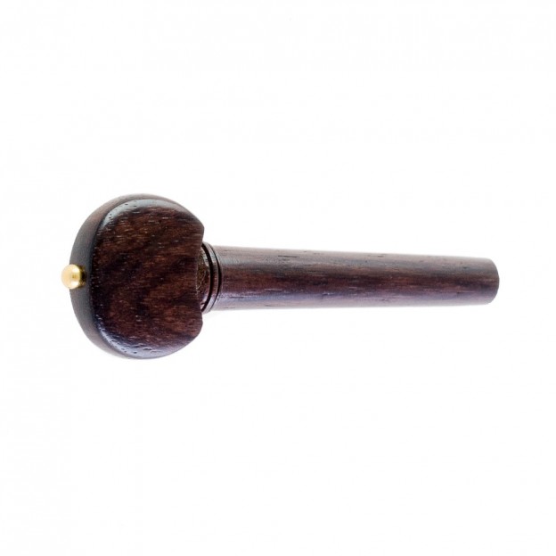 Cheville pour alto en palissandre, mod&egrave;le Hill avec pin dor&eacute;