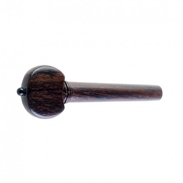 Rosewood viola peg. Hill model pin black