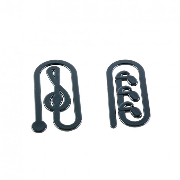 Eighth-note clip and clip treble clef blacks