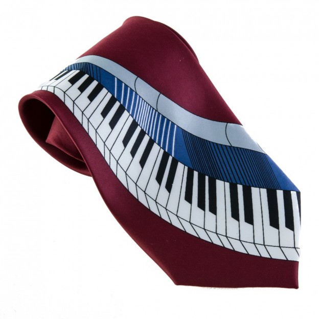 Corbata teclado piano