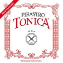 Pirastro Tonica violin E aluminium string Loop Medium