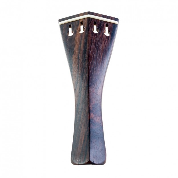 Rosewood viola tailpiece, Hill model white fret