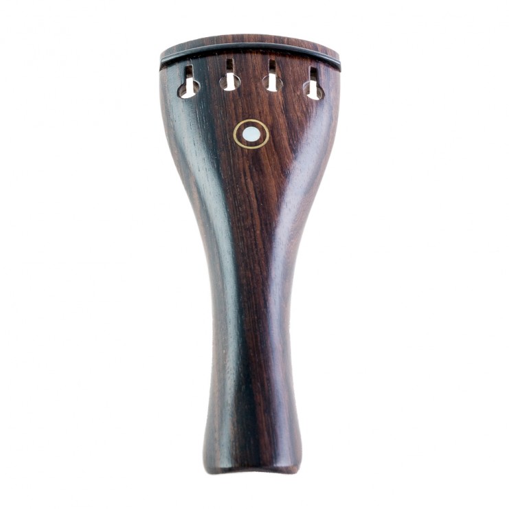 Rosewood viola tailpiece, Parisian eye 130mm