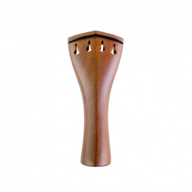 Natural wood violin tailpiece, boxwood coloured