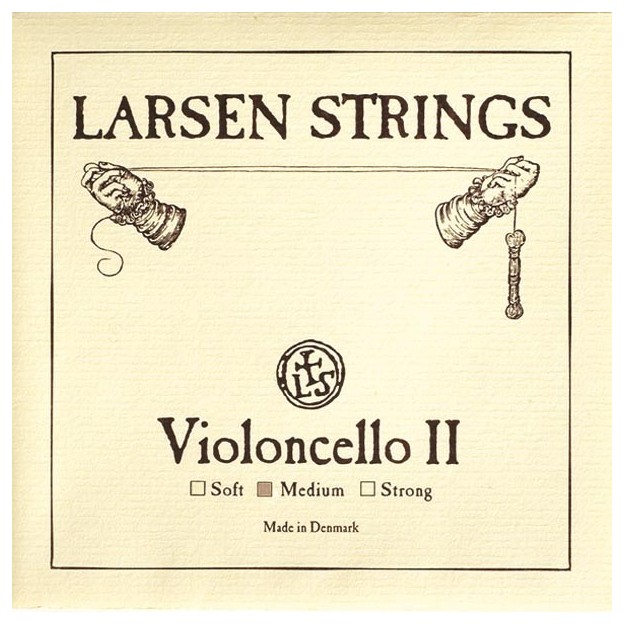 Cuerda de cello Larsen 2&ordf; Re Medium