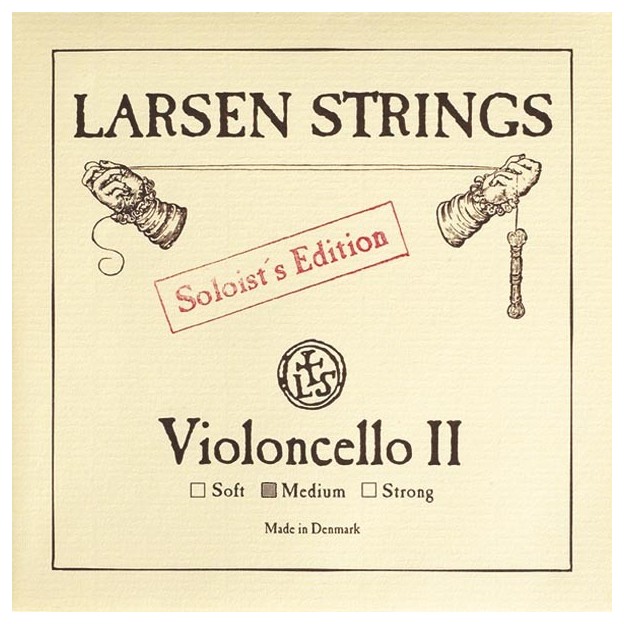 Cuerda de cello Larsen 2&ordf; Re Soloist's Ed Medium