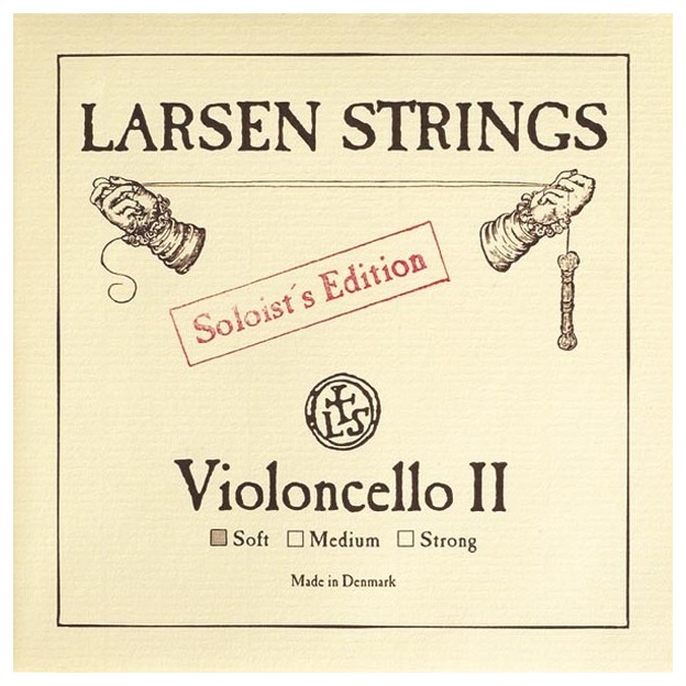 Cuerda de cello Larsen 2&ordf; Re Soloist's Ed Soft