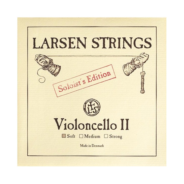 Cello string Larsen 2nd D Soloist's Ed Soft