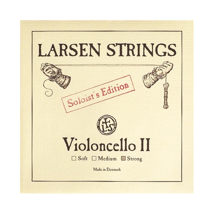 Cuerda cello Larsen 2ª Re Soloist's Ed Strong