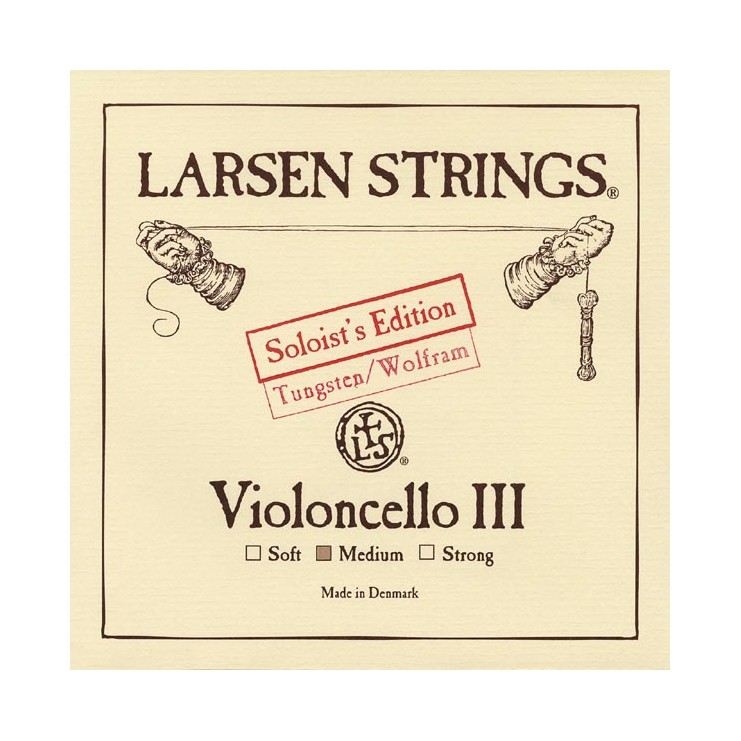 Cuerda de cello Larsen 3ª Sol Soloist's Ed Medium