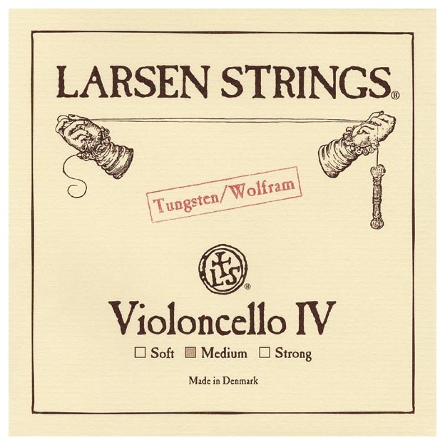 Cuerda de cello Larsen 4&ordf; Do Medium