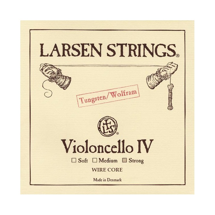 Larsen cello C wire core string, Strong