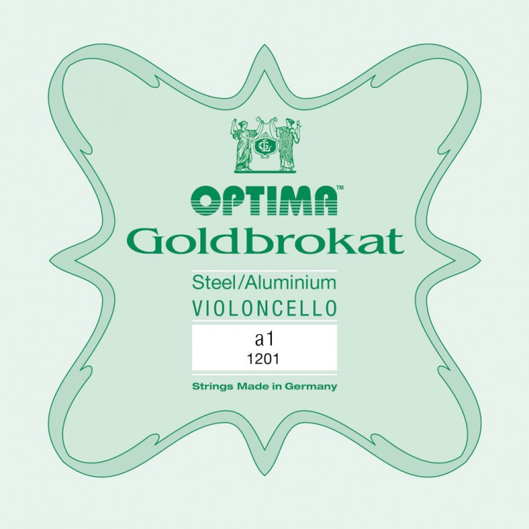 Cuerda de cello Optima Goldbrokat 1ª La Medium
