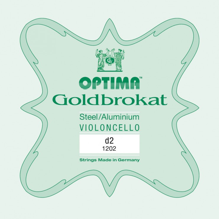 Optima Goldbrokat cello D string, Medium