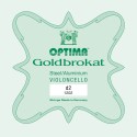 Optima Goldbrokat cello D string, Medium