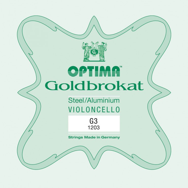 Cuerda de cello Optima Goldbrokat 3ª Sol Medium
