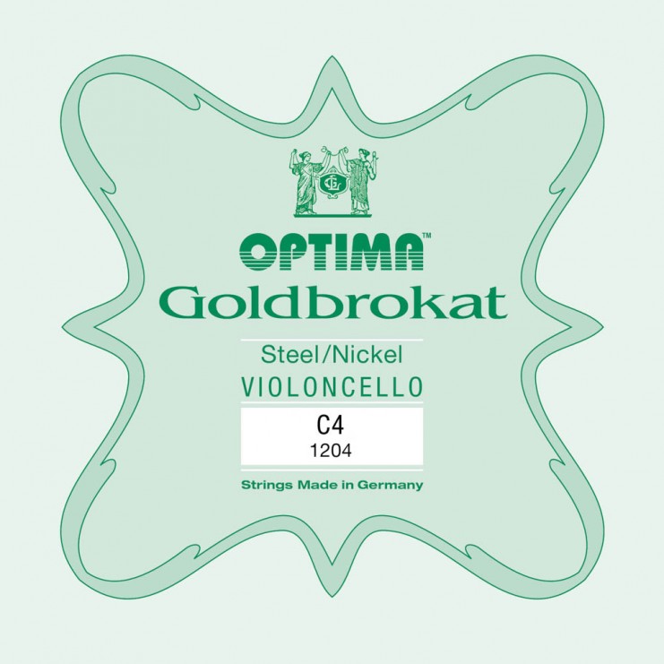 Cuerda de cello Optima Goldbrokat 4ª Do Medium