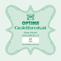 Cuerda de cello Optima Goldbrokat 4ª Do Medium