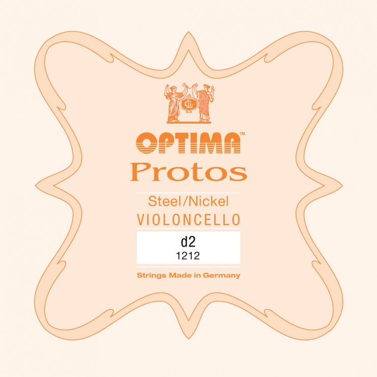 Cuerda de cello Optima Protos 2ª Re Medium