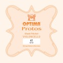 Cuerda de cello Optima Protos 2ª Re Medium