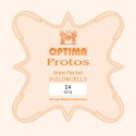 Cuerda de cello Optima Protos 4ª Do Medium