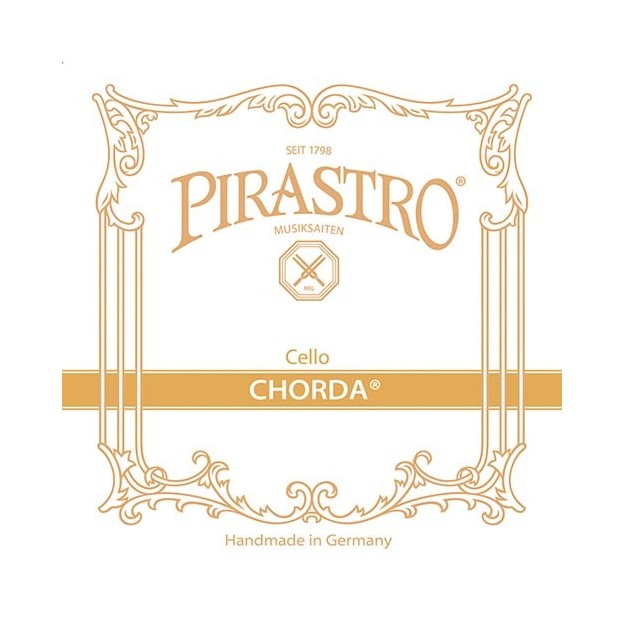 Cuerda cello Pirastro Chorda 232340 3ª Sol 27 1/2 tripa-plateada Medium