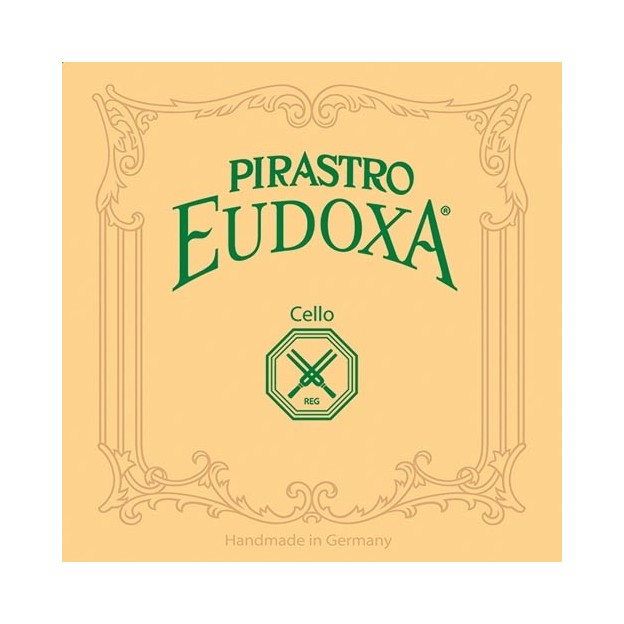 Cuerda cello Pirastro Eudoxa 234240 2ª Re 24 tripa/aluminio plateado Medium
