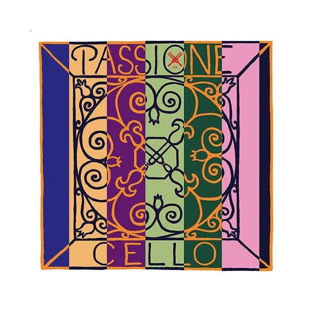 Cuerda cello Pirastro Passione (STEEL) 334230 2ª Re acero/cromo Heavy