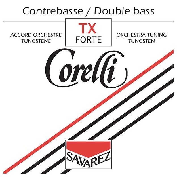 Cuerda contrabajo Corelli orquesta tungsteno 373TX 3ª La Forte