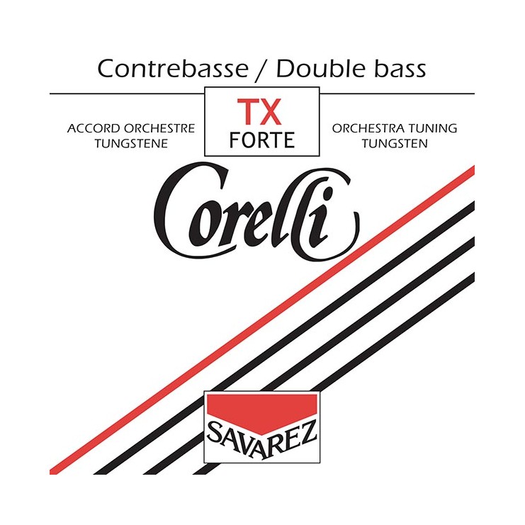 Cuerda de contrabajo Corelli orquesta tungsteno 4ª Mi Forte