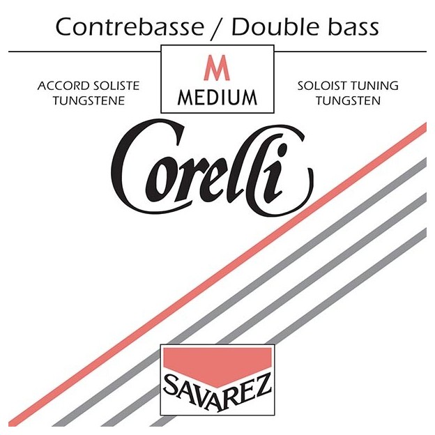 Cuerda de contrabajo Corelli Solista tungsteno 2ª Mi Medium