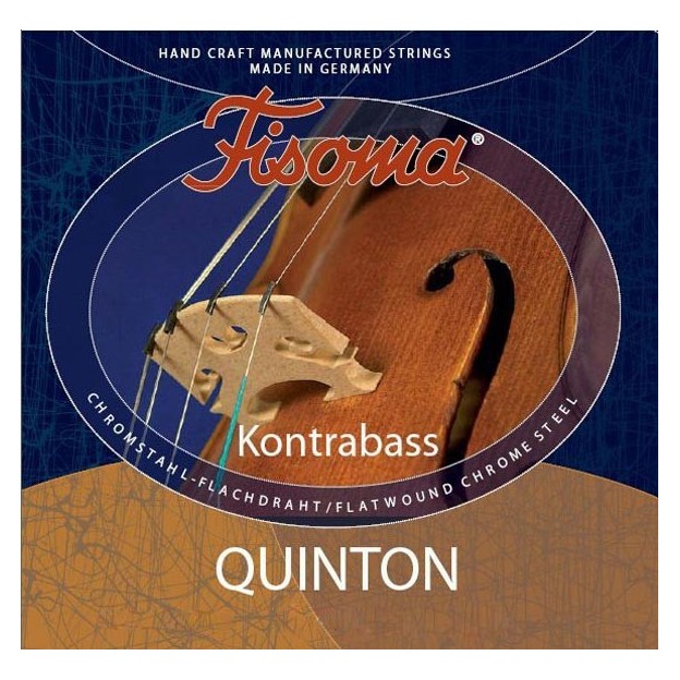 String bass Lenzner Fisoma Quinton F1304 4th E, Steel, flat Medium