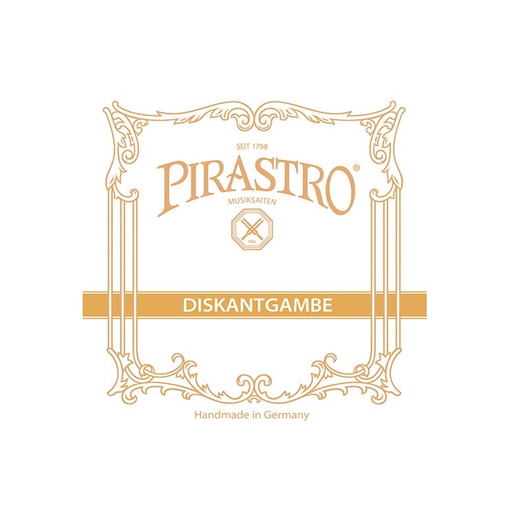 Cuerda Diskant (treble) gamba Pirastro 4ª Do 18 3/4 tripa/aluminio