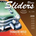 Cuerda guitarra eléctrica Thomastik Blues Sliders P09 1ª Mi