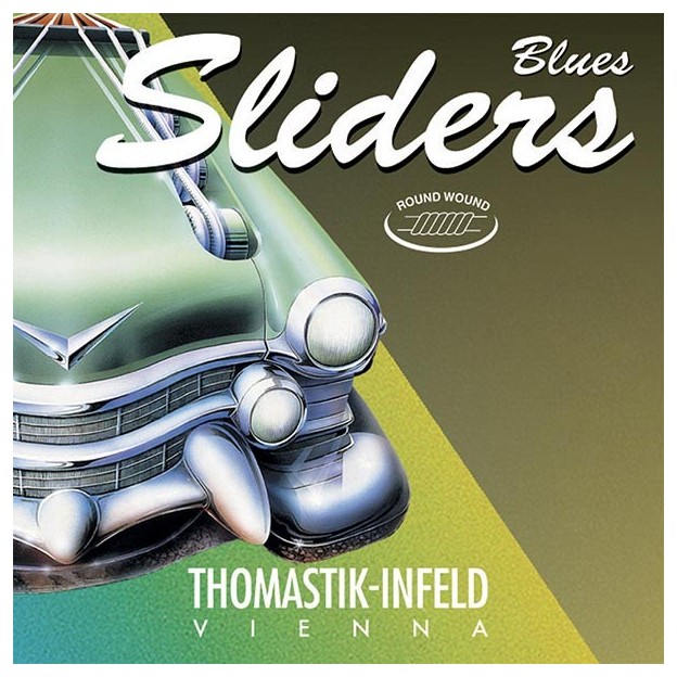 Cuerda guitarra eléctrica Thomastik Blues Sliders SL28 4ª Re
